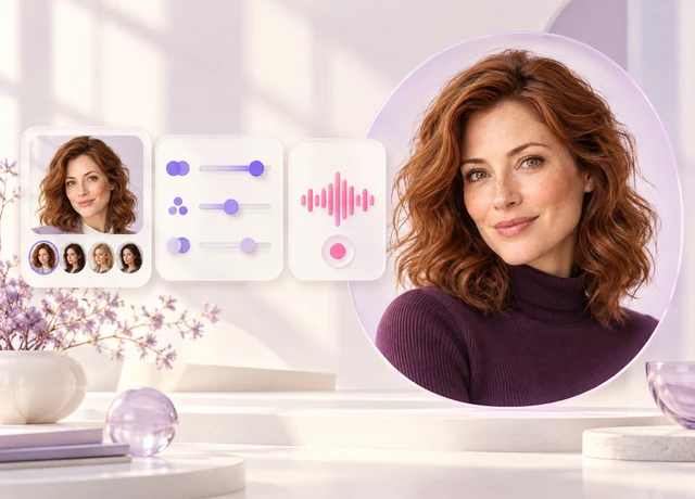 AI girlfriend generator builder — choosing look, personality and voice